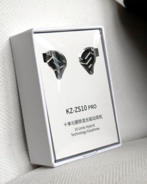 Audífonos KZ ZS10 Pro Monitores In Ear Plata + Estuche KZ