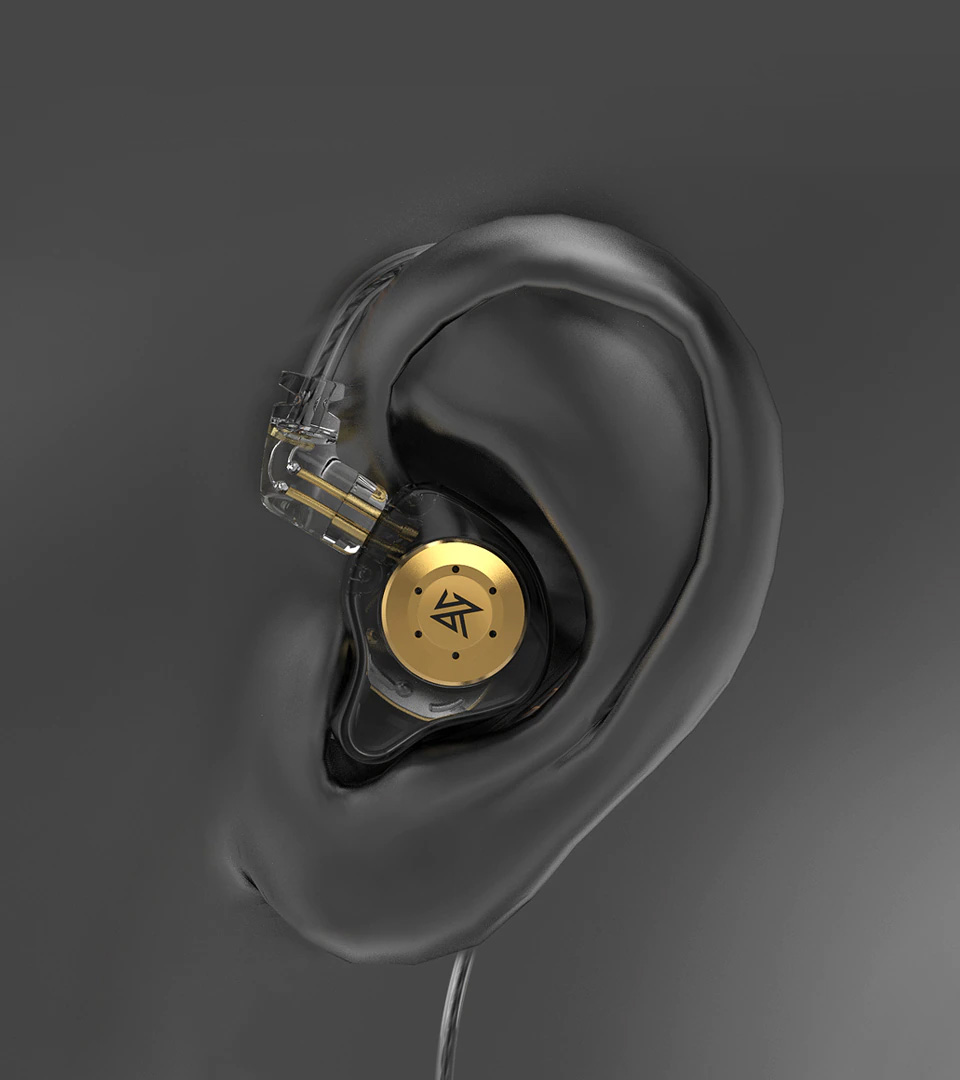 Auricular Kz Edx In Ear Monitoreo Negro