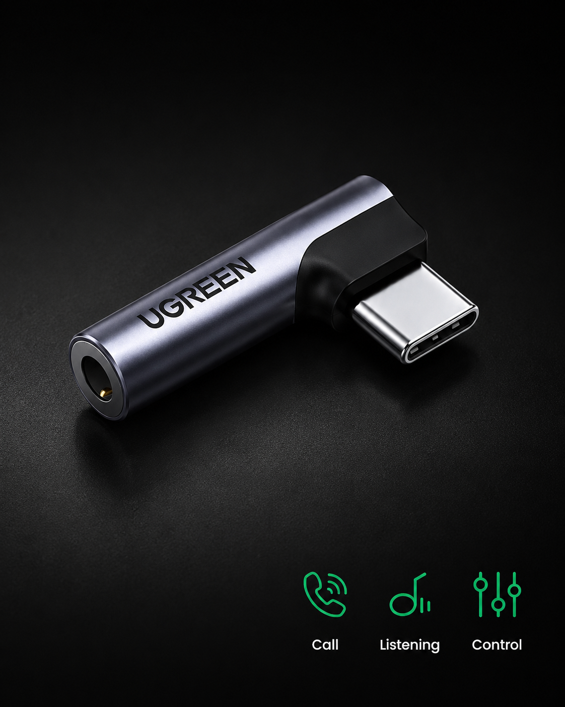 UGREEN- Adaptador tipo C a 3.5mm Android