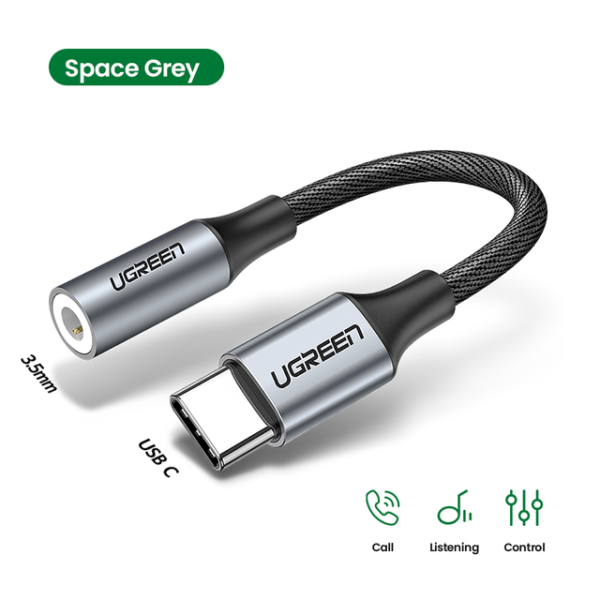 UGREEN- Adaptador C- 3.5mm Android - Imagen 3