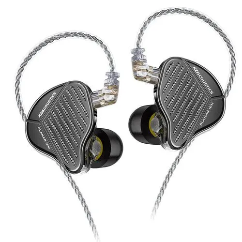 Auriculares In Ear Kz Zes Monitoreo Sin Microfono Color Plateado