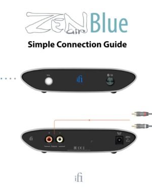 ZEN Air Blue Simple Connection Guide V4 01 KZ audífonos | ¡Entrega rápida a todo el Perú!