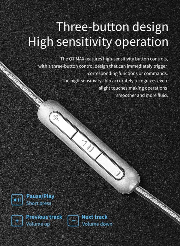 Cable QKZ Q7 Max Balanceado con USB-C y Micrófono - Imagen 5