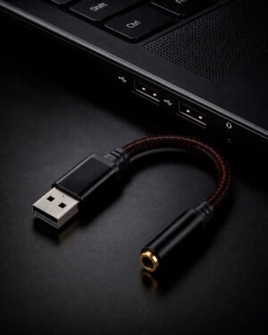 Cable Adaptador USB-A a Jack 3.5mm 16-bit/48kHz