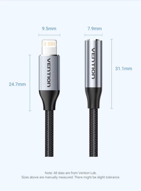 Adaptador de Audio Lightning a Jack 3.5mm