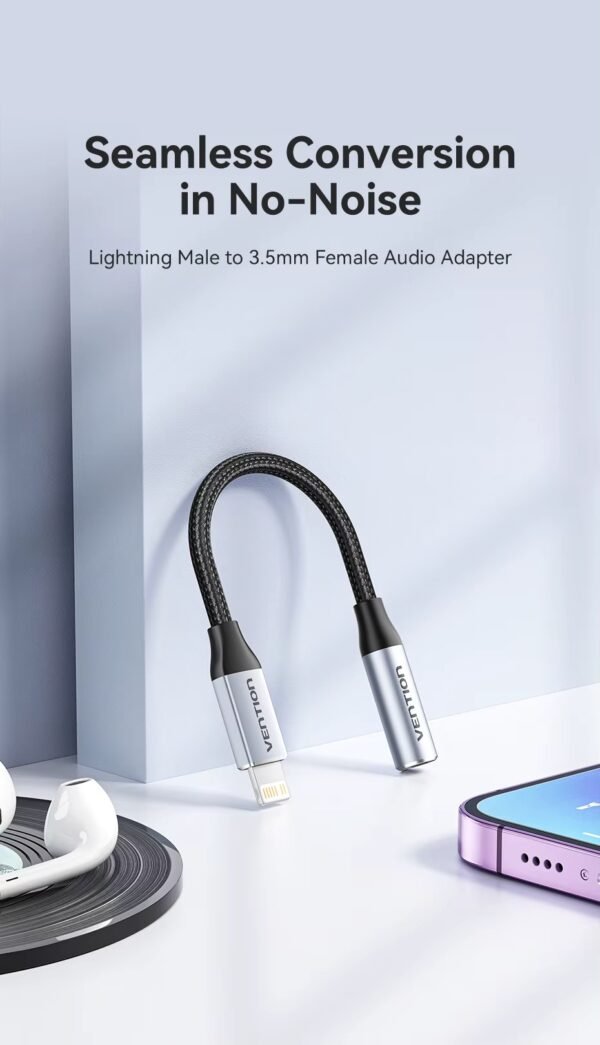 Adaptador de Audio Lightning a Jack 3.5mm - Imagen 10