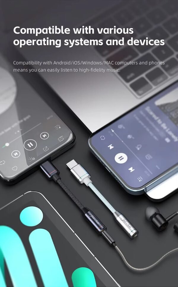 FIIO JadeAudio JA11 - Adaptador de auriculares USB tipo C a 3,5 mm - Imagen 16