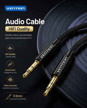 Cable auxiliar Vention 3.5mm de 2 metros