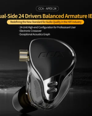 CCA APEX 24 Balanced Armature Drivers IEM 14 KZ IN EARS | Envíos a todo el Perú