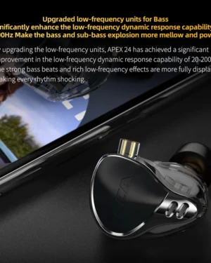 CCA APEX 24 Balanced Armature Drivers IEM 17 KZ IN EARS | Envíos a todo el Perú