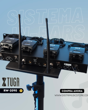 Alternative view of XTUGA RW2090 – Sistema de monitoreo inalámbrico In Ear profesional UHF