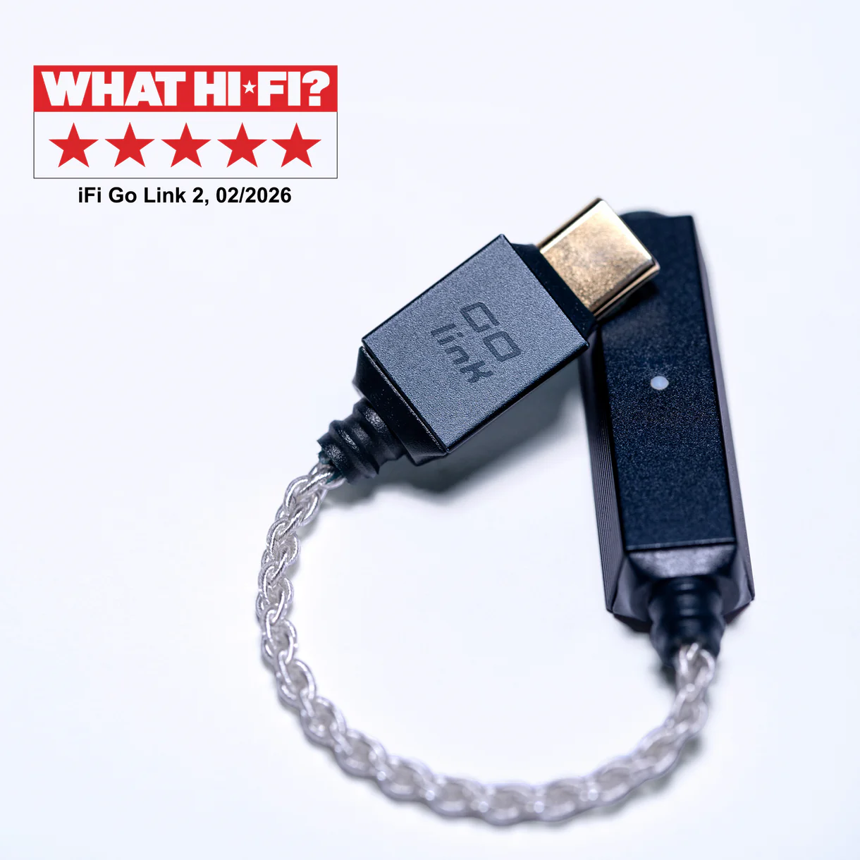 iFi GO Link 2 DAC USB-C Hi-Res con Amplificador de Auriculares | PCM 384kHz DSD256 - Imagen 2