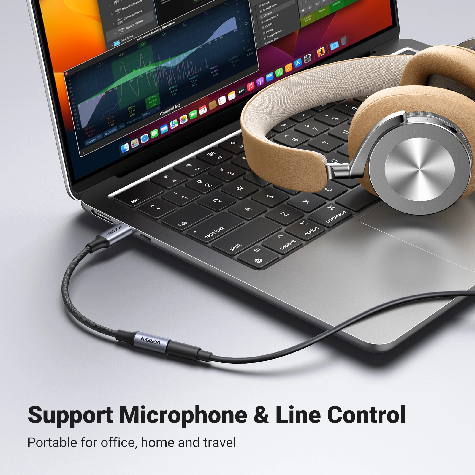 UGREEN USB-C a Jack 3.5 mm DAC 24bit/96kHz - Imagen 9