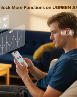 UGREEN Dots TWSTrue Wireless Earbuds Black WS220 75628 ugreen sri lanka ugreen.lk 10 KZ IN EARS | Envíos a todo el Perú
