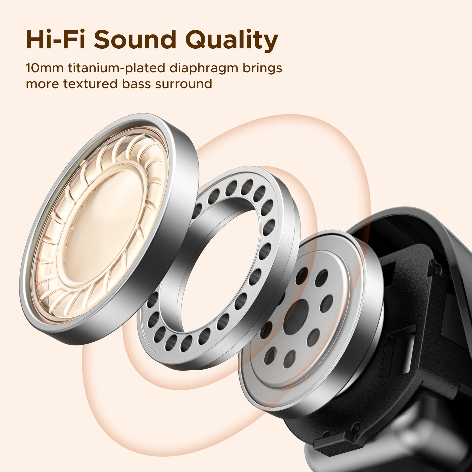 Audífonos Bluetooth UGREEN Dots TWS Bluetooth 6.0 WS220 - Imagen 18