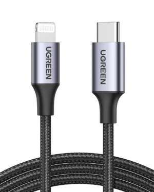 UGREEN Cable USB-C a Lightning 1M MFi PD 20W Carga Rápida – 60759 - Imagen 5