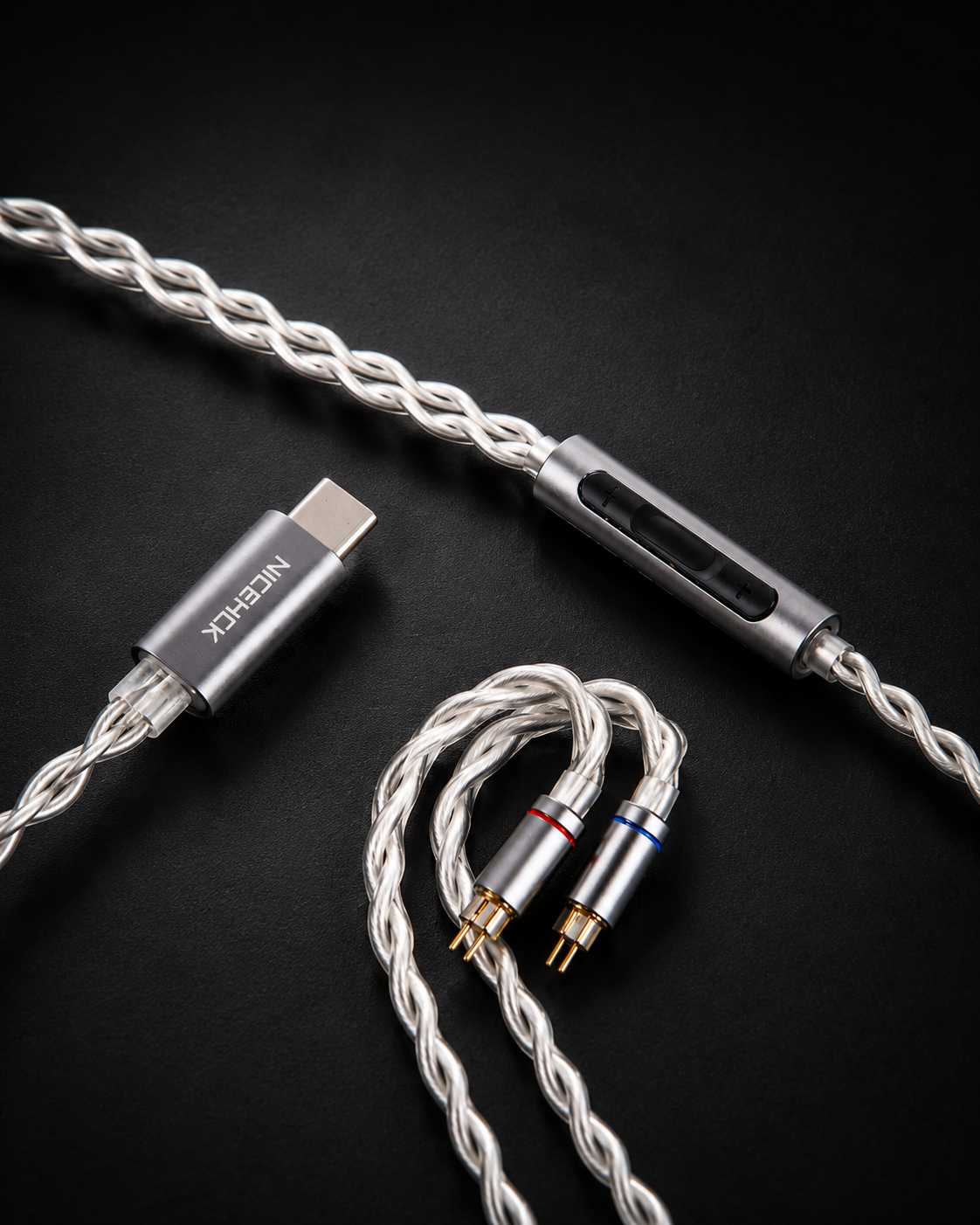 NICEHCK SP4 Tipo-C DAC | Cable 2-Pin 0.78mm | CX31993 32bit/384kHz | Micrófono