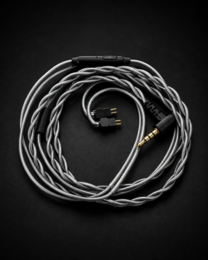 Cable MOONDROP MC1 0.78mm 2Pin con Micrófono – 3.5mm OFC 4N para IEM