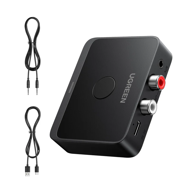 UGREEN BT505 | Receptor Bluetooth para Equipo de Sonido | LDAC RCA + 3.5mm - Imagen 3