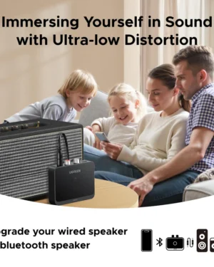 UGREEN BT505 | Receptor Bluetooth para Equipo de Sonido | LDAC RCA + 3.5mm - Imagen 7