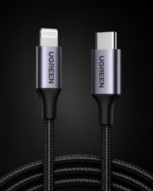 UGREEN Cable USB-C a Lightning 1M MFi PD 20W Carga Rápida – 60759
