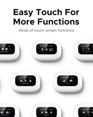 UGREEN ClipBuds Magic WS208 – Auriculares Open-Ear con Pantalla Táctil - Imagen 11