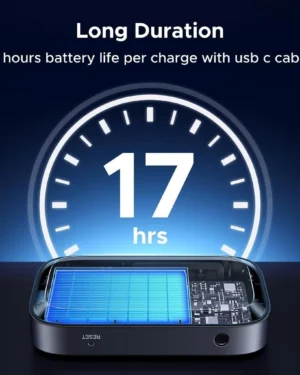 Alternative view of UGREEN BT509 Receptor Bluetooth 6.0 LDAC Hi-Res AUX 3.5 mm – 55546