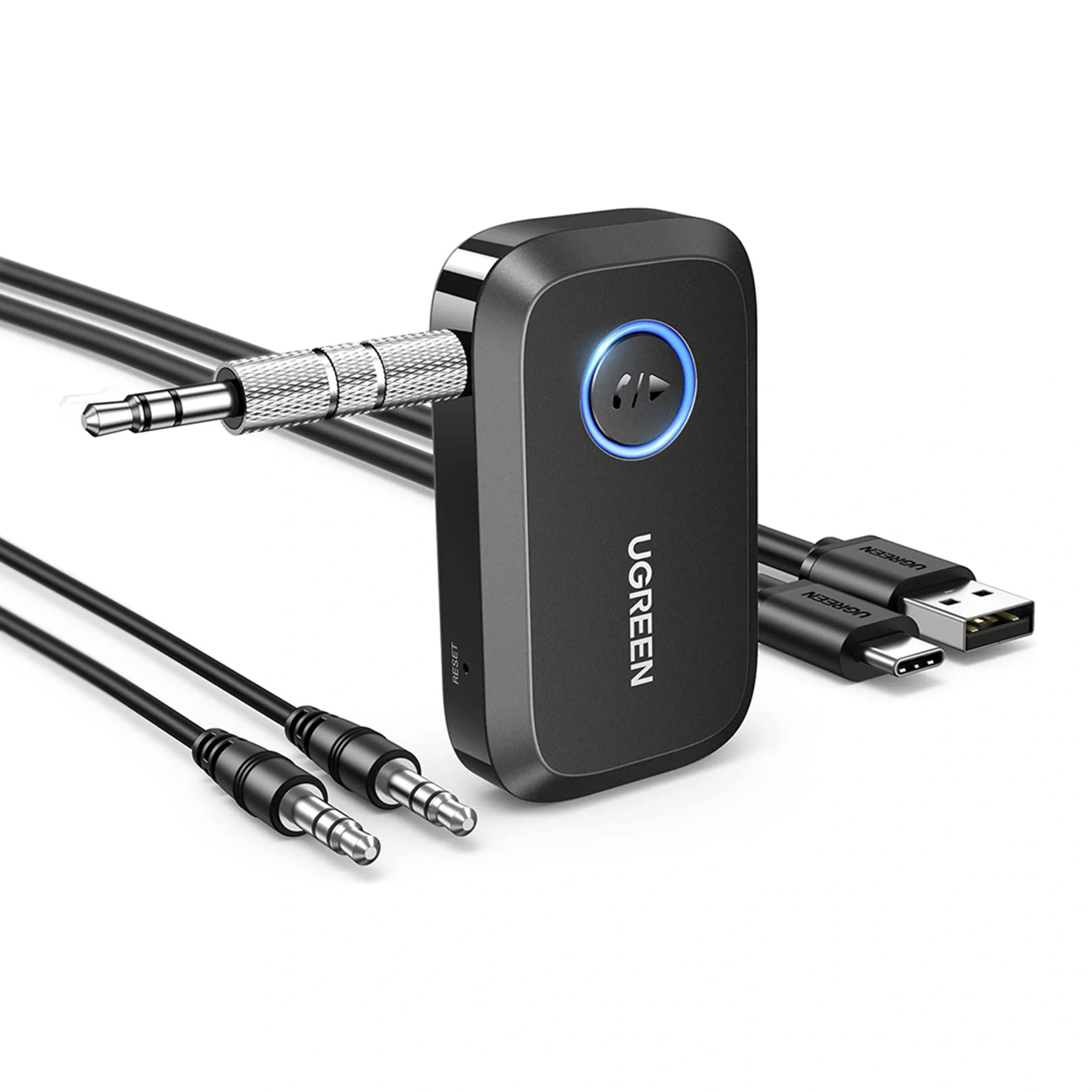 UGREEN BT509 Receptor Bluetooth 6.0 LDAC Hi-Res AUX 3.5 mm – 55546 - Imagen 5