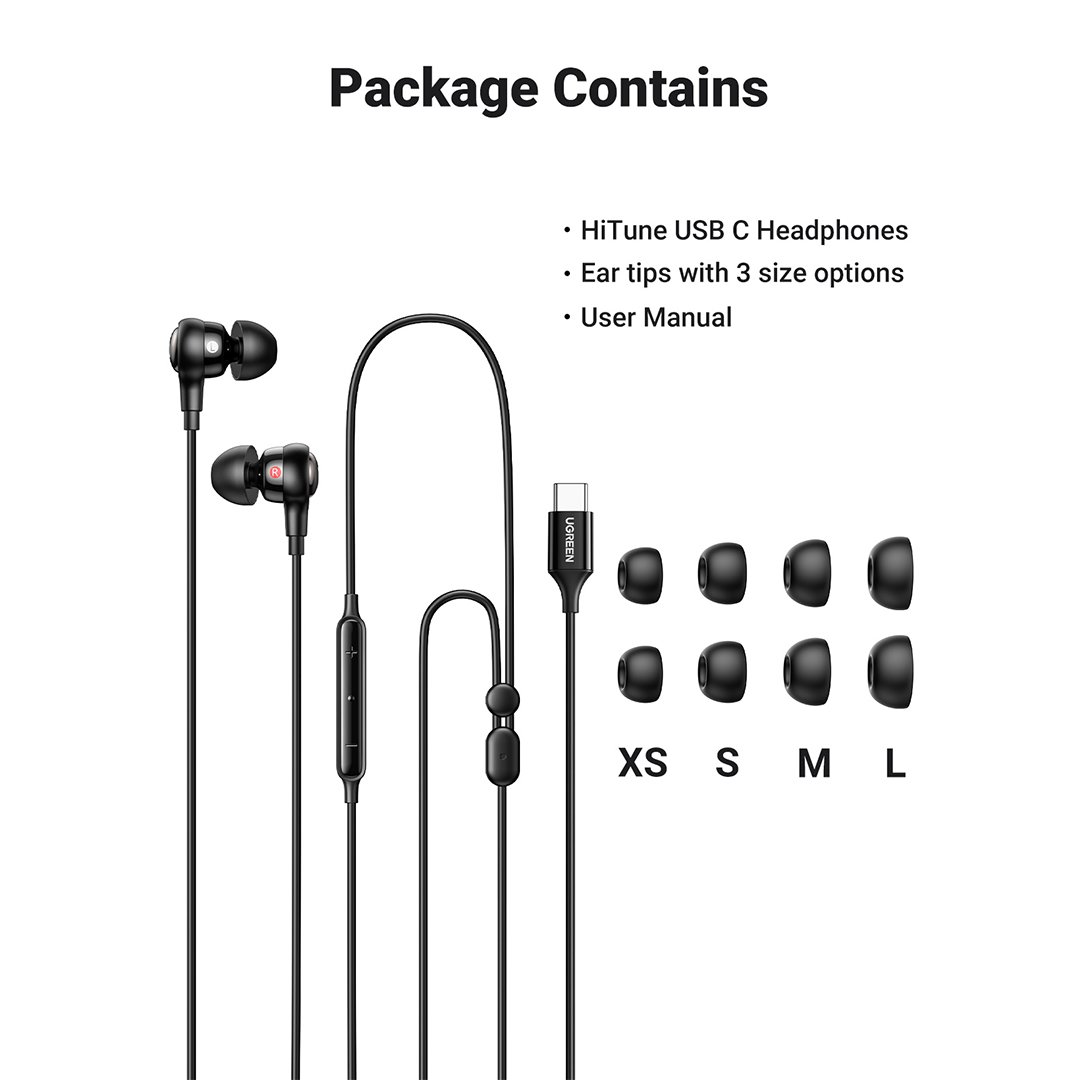 UGREEN EP103 – Audífonos USB-C con Micrófono Hi-Fi – 30638 - Imagen 5