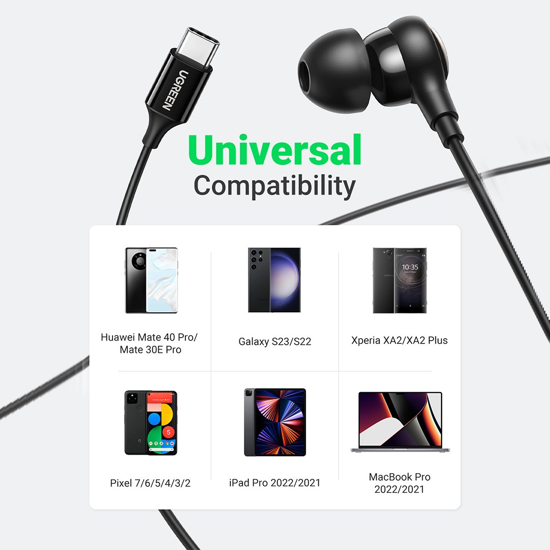 UGREEN EP103 – Audífonos USB-C con Micrófono Hi-Fi – 30638 - Imagen 7