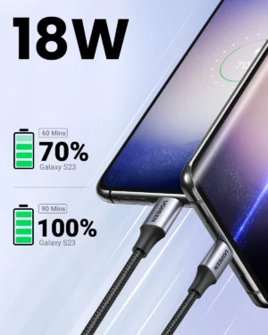 Alternative view of UGREEN Cable USB-A a USB-C Carga Rápida y Datos US288 3A 2M
