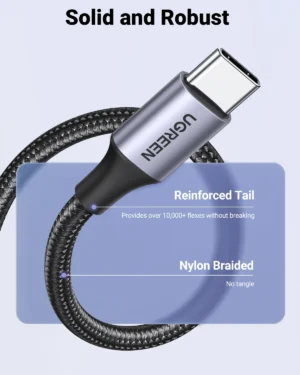 UGREEN Cable USB-A a USB-C Carga Rápida y Datos US288 3A 2M - Imagen 4